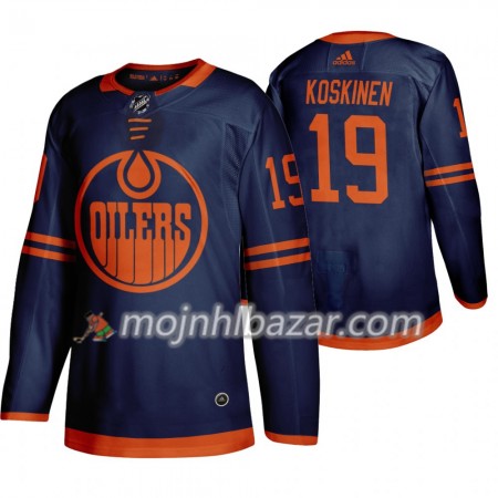 Dresovi Edmonton Oilers Mikko Koskinen 19 Adidas 2019-2020 Plava Authentic - Muške Dresovi Edmonton Oilers Mikko Koskinen 19 Adidas 2019-2020 Plava Authentic - Muške